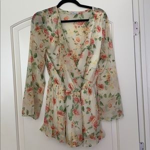 Dainty Hooligan, floral romper